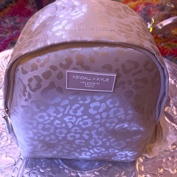 Kendall & Kylie Bags Kendall And Kylie Mini Backpack Gold Ish Ivory